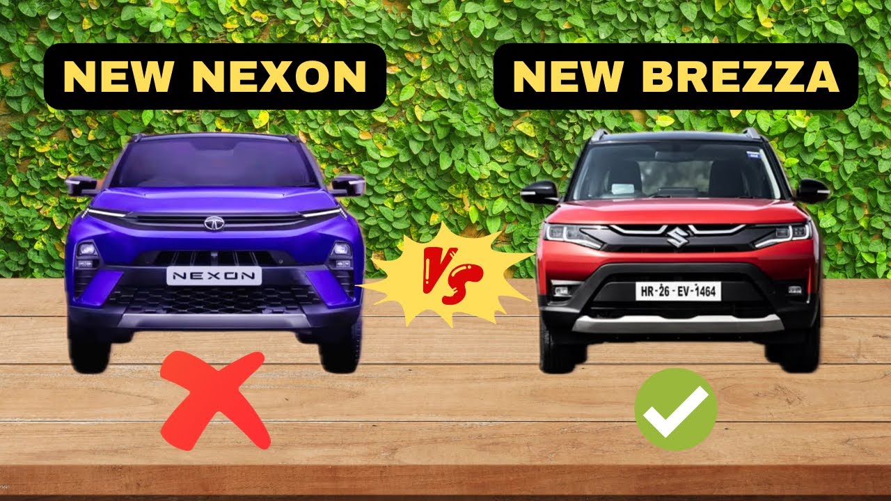 2023 Tata Nexon Vs Maruti Suzuki Feature Comparison MARATHI