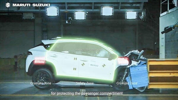 maruti fronx crash tested new